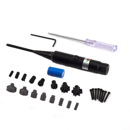 .177 - .50 caliber rifle red/green tactical barrel sight kit, button - switch laser pointer, for Airsoft/hunting - woweryshop