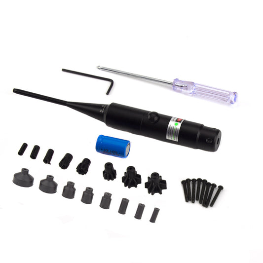 .177-.50 caliber rifle red/green tactical barrel sight kit, button-switch laser pointer, for Airsoft/hunting