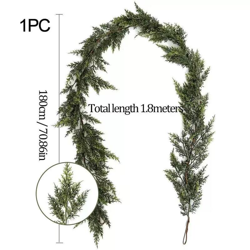 275cm Artificial Cypress Wreath - Home/Outdoor Party Decor