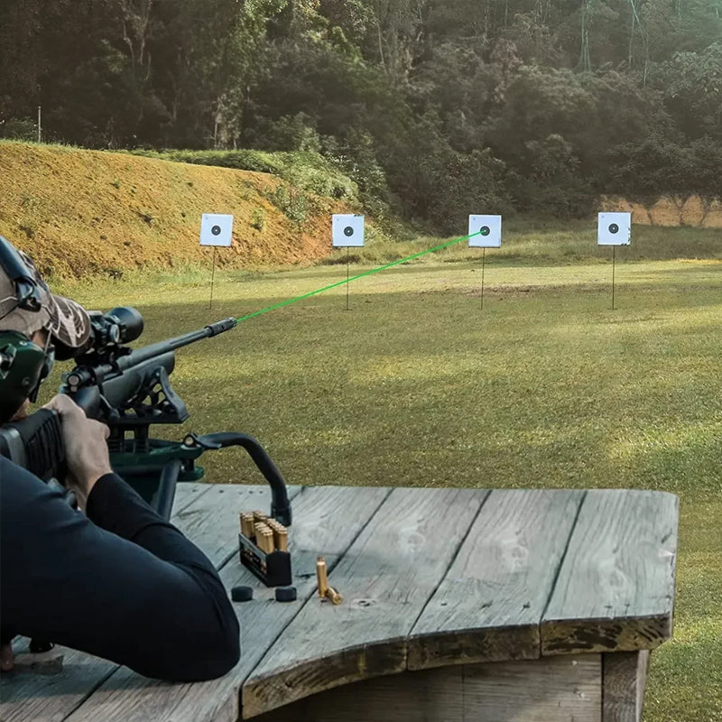 .177-.50 caliber rifle red/green tactical barrel sight kit, button-switch laser pointer, for Airsoft/hunting